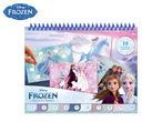 Frozen sticker by number activity book with 10 sticker puzzles featuring characters like Elsa, Anna, and Olaf.