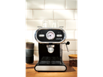 SILVERCREST® Espresso Machine with a 1973 design on a wooden counter.