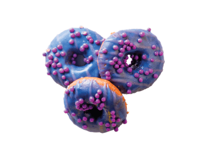 Spurga Very Peri Berry su kreminiu įdaru