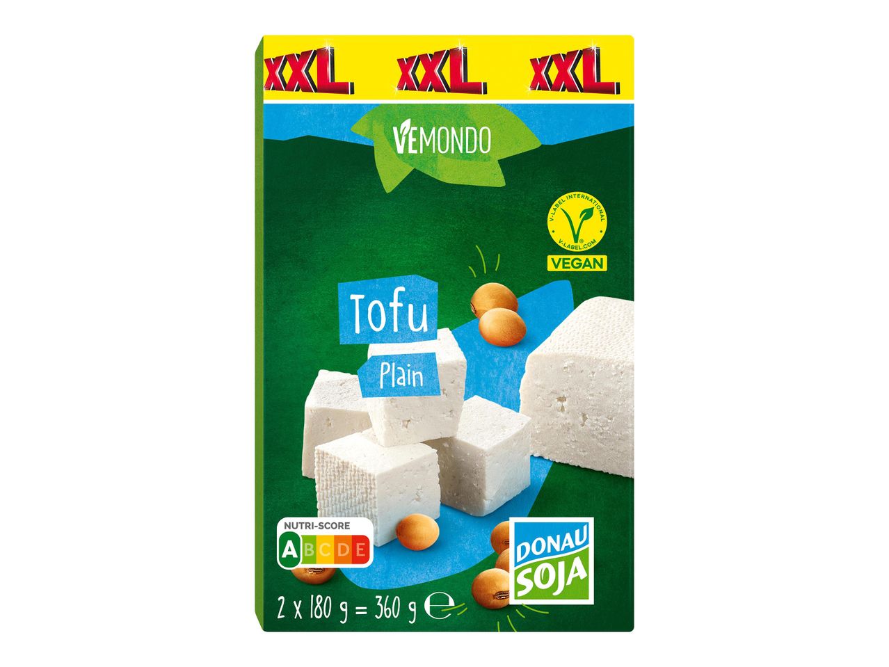Dohler márkájú tofu csomagolás.