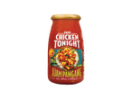 Chicken Tonight Ajam Pangang saus met een serveersuggestie van kip en rijst.