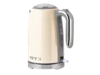 Cream Silvercrest 3100 W kettle with a chrome base and handle.