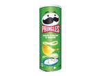 Pringles Sour Cream & Onion crisps.