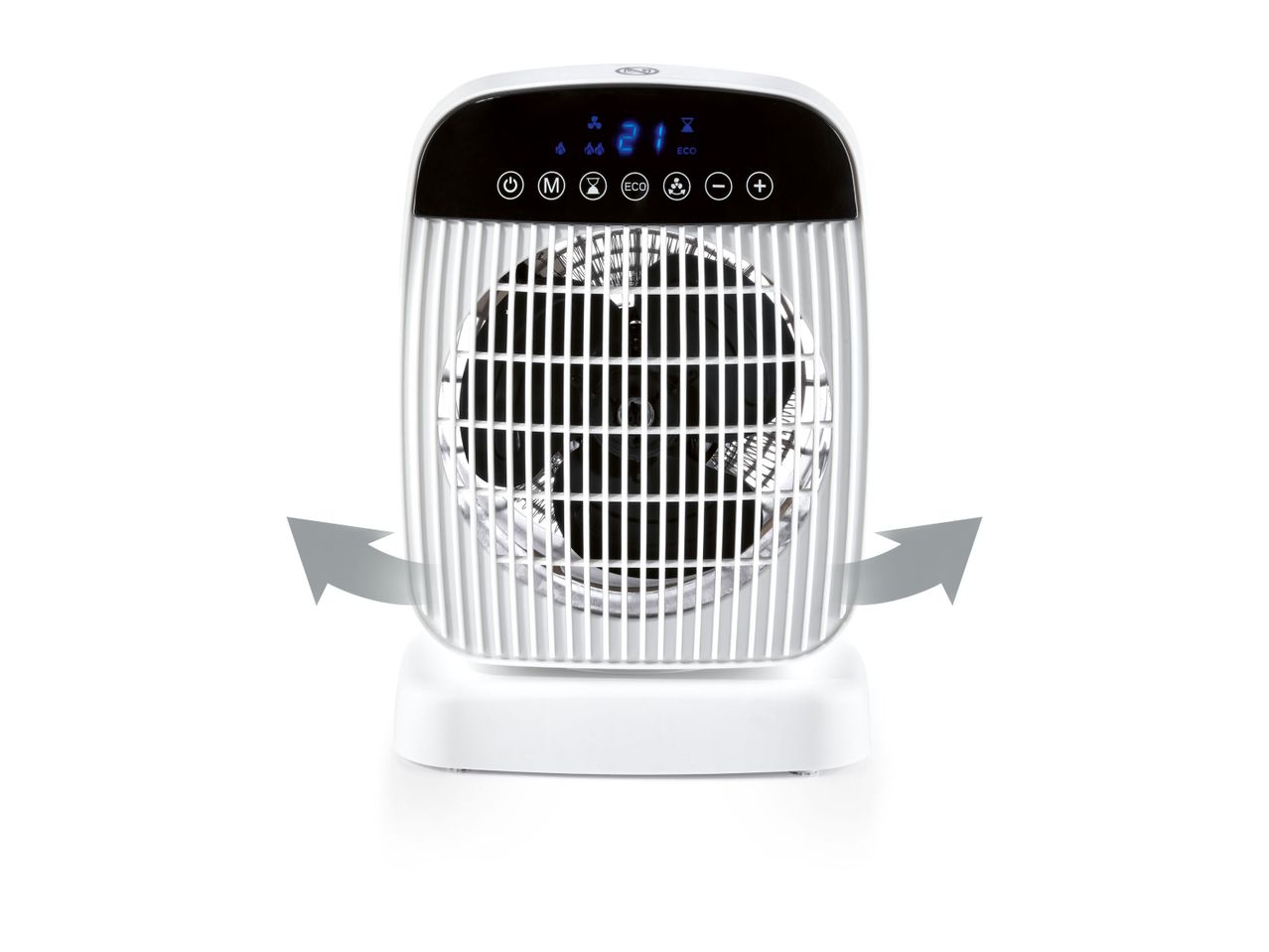 Go to full screen view: Silvercrest Fan Heater - White - Image 4