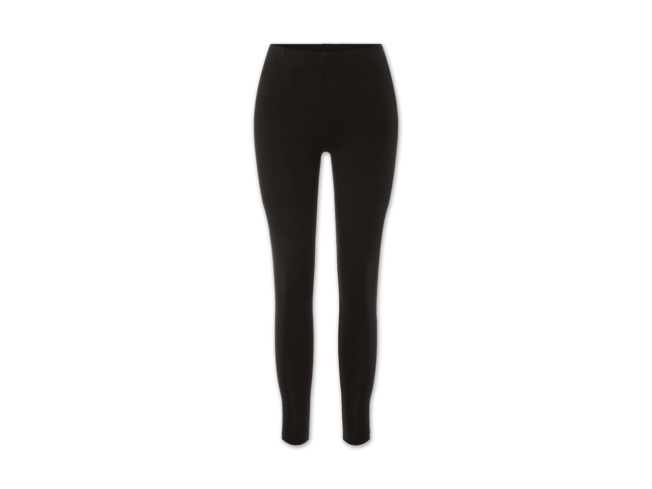 Schwarze Leggings.