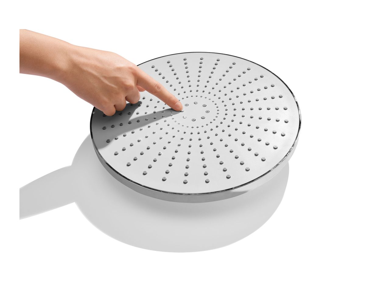 Go to full screen view: Livarno Home XXL Shower Riser Set - Chrome - Image 5