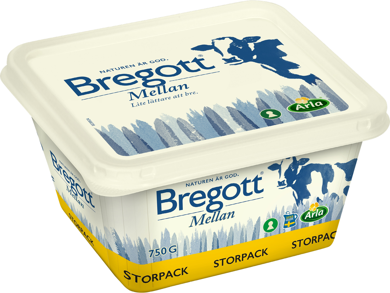 Bregott mellan