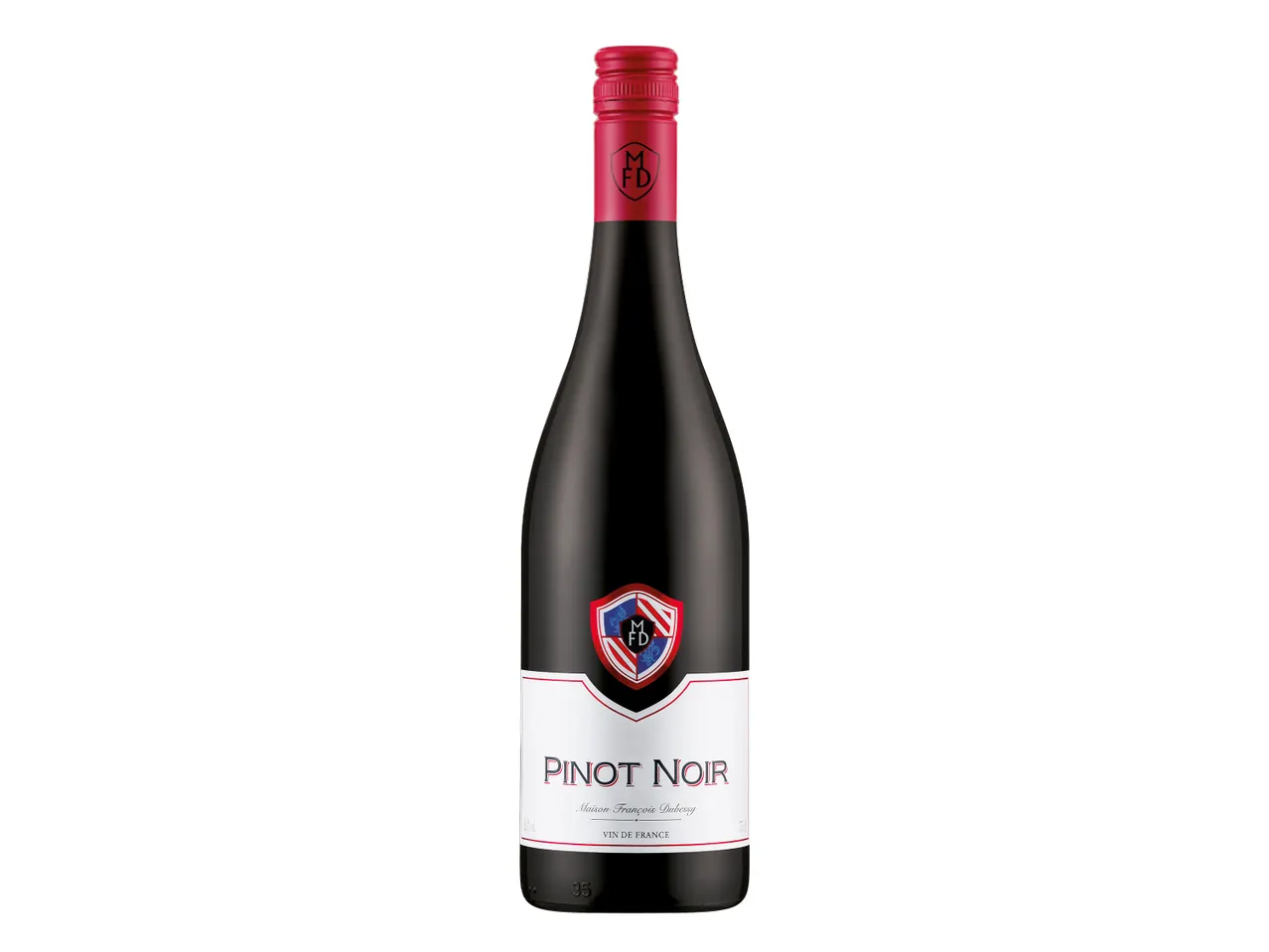 Bottle of Pinot Noir Maison Francois Duboissy.