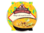 Food Festival Caribbean Style Smoothie Bowl with mango, muesli & coconut