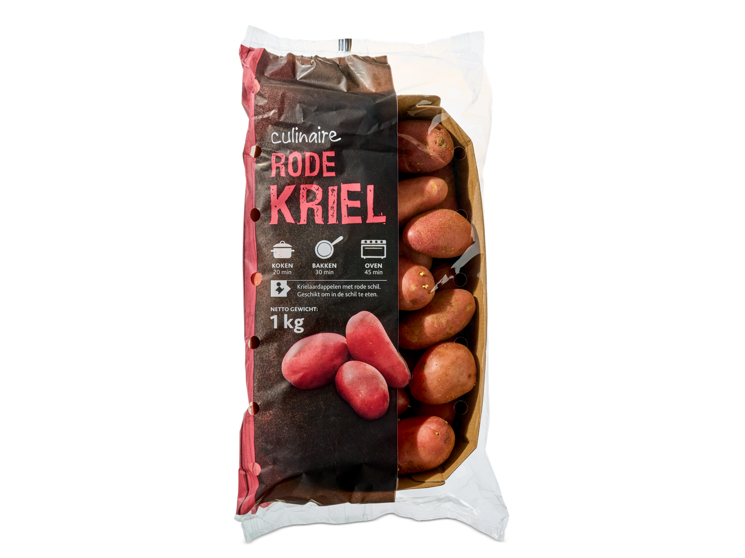 Rode culinaire aardappelen