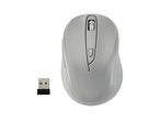 Безжична компютърна мишка с USB приемник, сива.