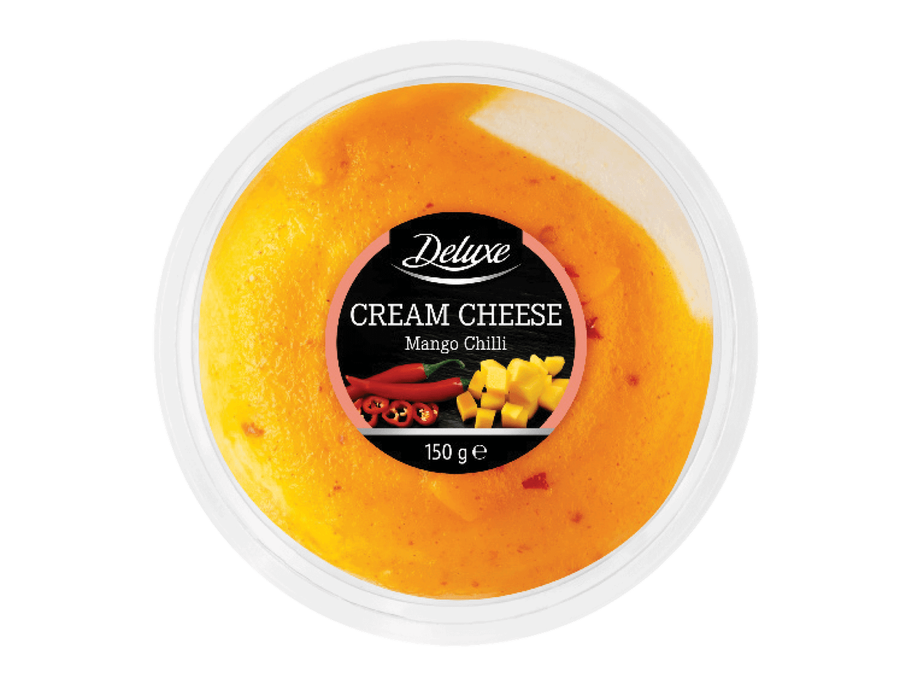 Krēmsiers ar mango un čili apaļā iepakojumā, 150 g