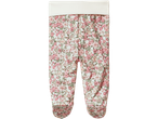 Pantaloni pentru bebeluși cu imprimeu floral roz.