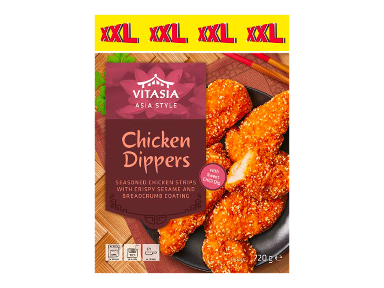 Tiras de Frango com Molho Agridoce VITASIA