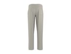 Back view of light grey men's casual trousers with an elastic waistband and a back pocket.