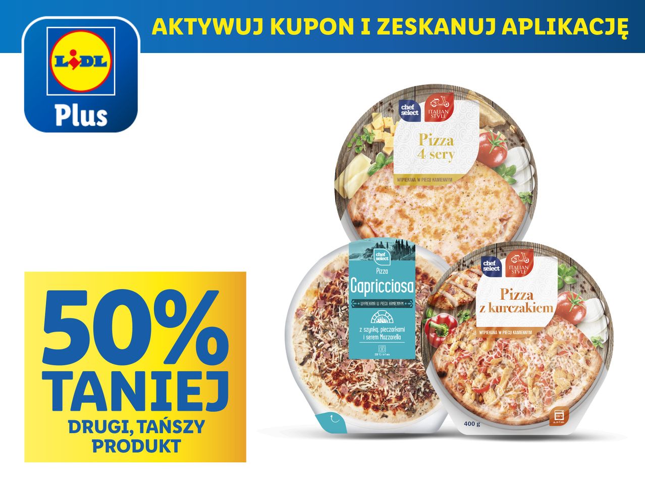 WSZYSTKIE PIZZE CHŁODZONE CHEF SELECT