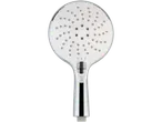 LIVARNO home Multi-Functional Shower Head with a white and chrome finish