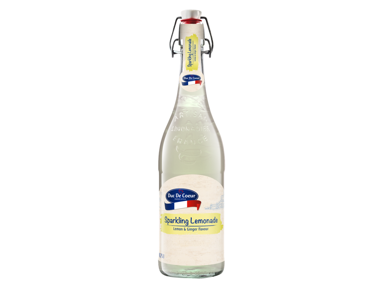 Lămâie gazoasă Duc De Coeur, aromă de lămâie și ghimbir.