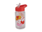 Minnie Maus Trinkflasche mit Strohhalm.
