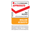 Sigillo Altroconsumo Approvato, Miglior Acquisto, Test 06/2025, ACMA25009.