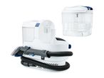 Portable carpet and upholstery cleaner with detached water tank
