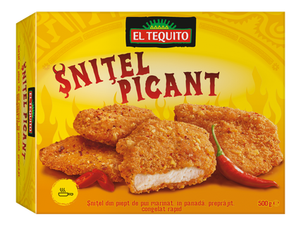 Șnițel picant din piept de pui