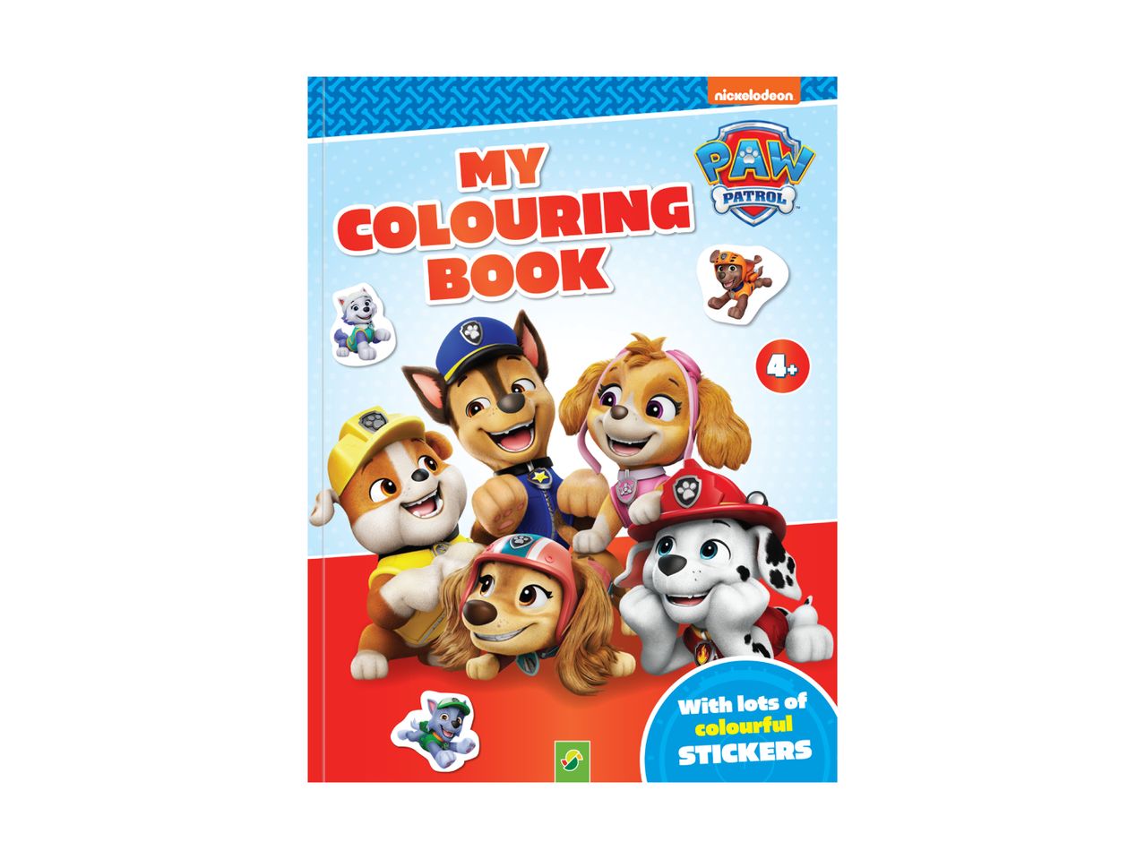 Paw Patrol My Colouring Book with stickers.