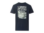 Navy blue t-shirt with 'Summer California Beach' graphic.