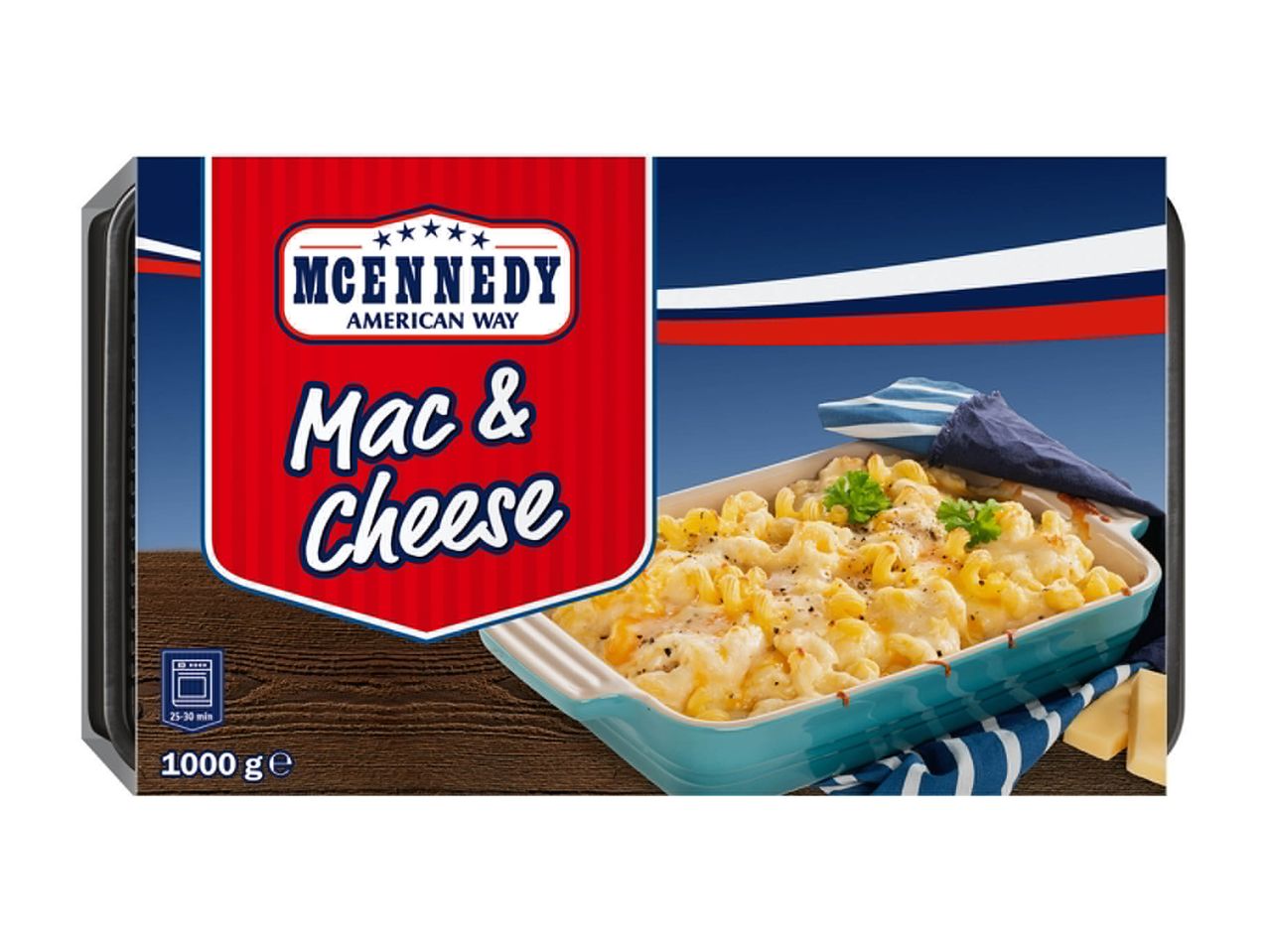 Mac & Cheese Mcnedy: 1000 g de nourriture américaine.