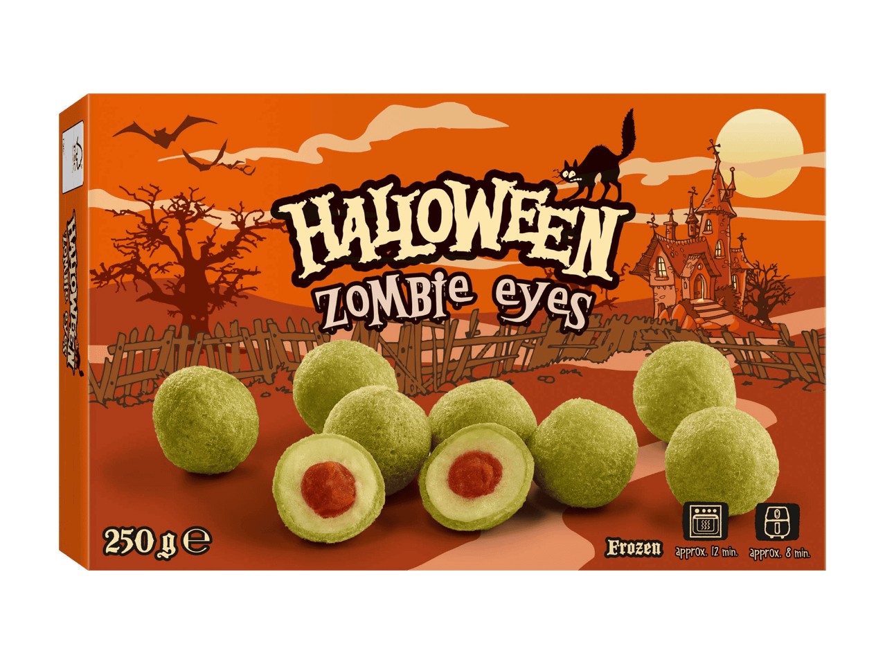 Halloween Zombie Eyes Süßigkeiten mit gruseligem Design und Zubereitungsanleitung