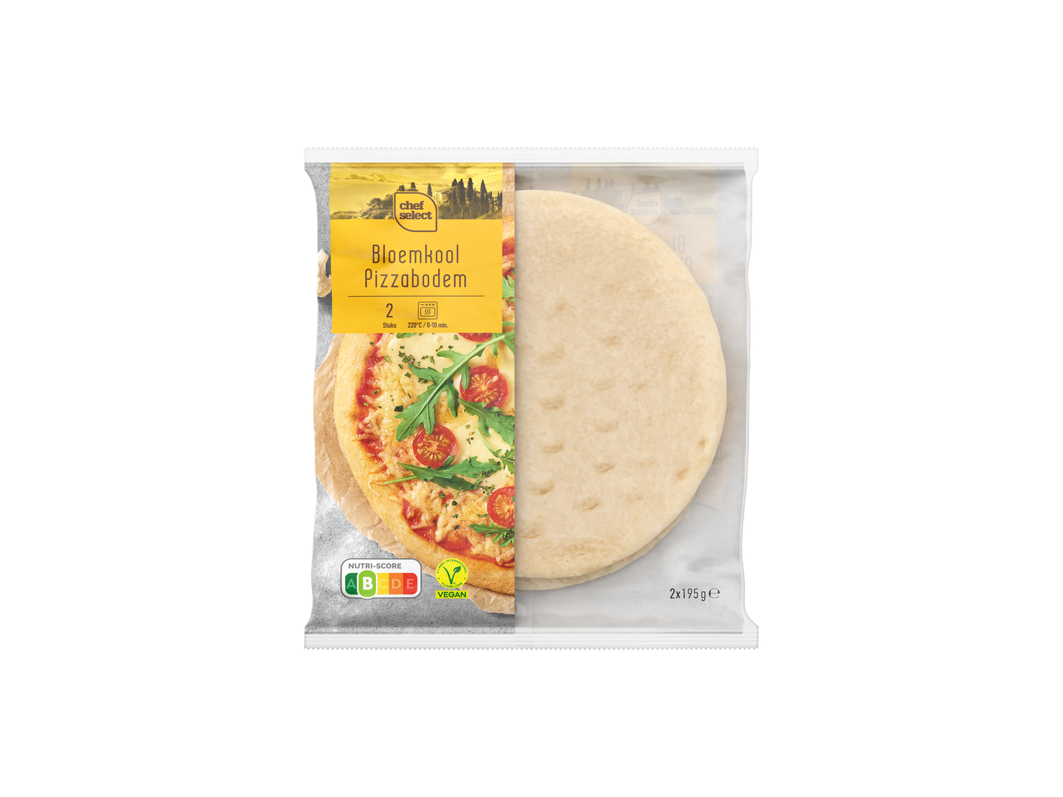 Groente pizzabodems