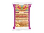 KULJANKA Sesame Bars with Peanuts in a purple and white package