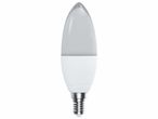 Ampoule LED à culot à vis, forme de flamme.