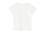 Plain white short-sleeved t-shirt, back view