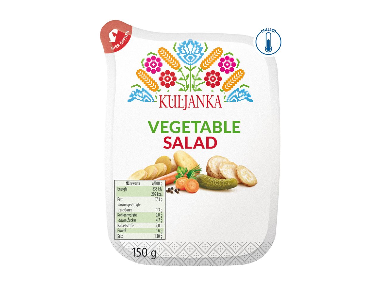 Kirjana Vegetable Salad pouch.