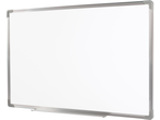 Quadro branco com moldura de alumínio.