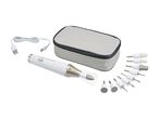 Cien Beauty electric manicure/pedicure set with case, USB cable, and various attachments.