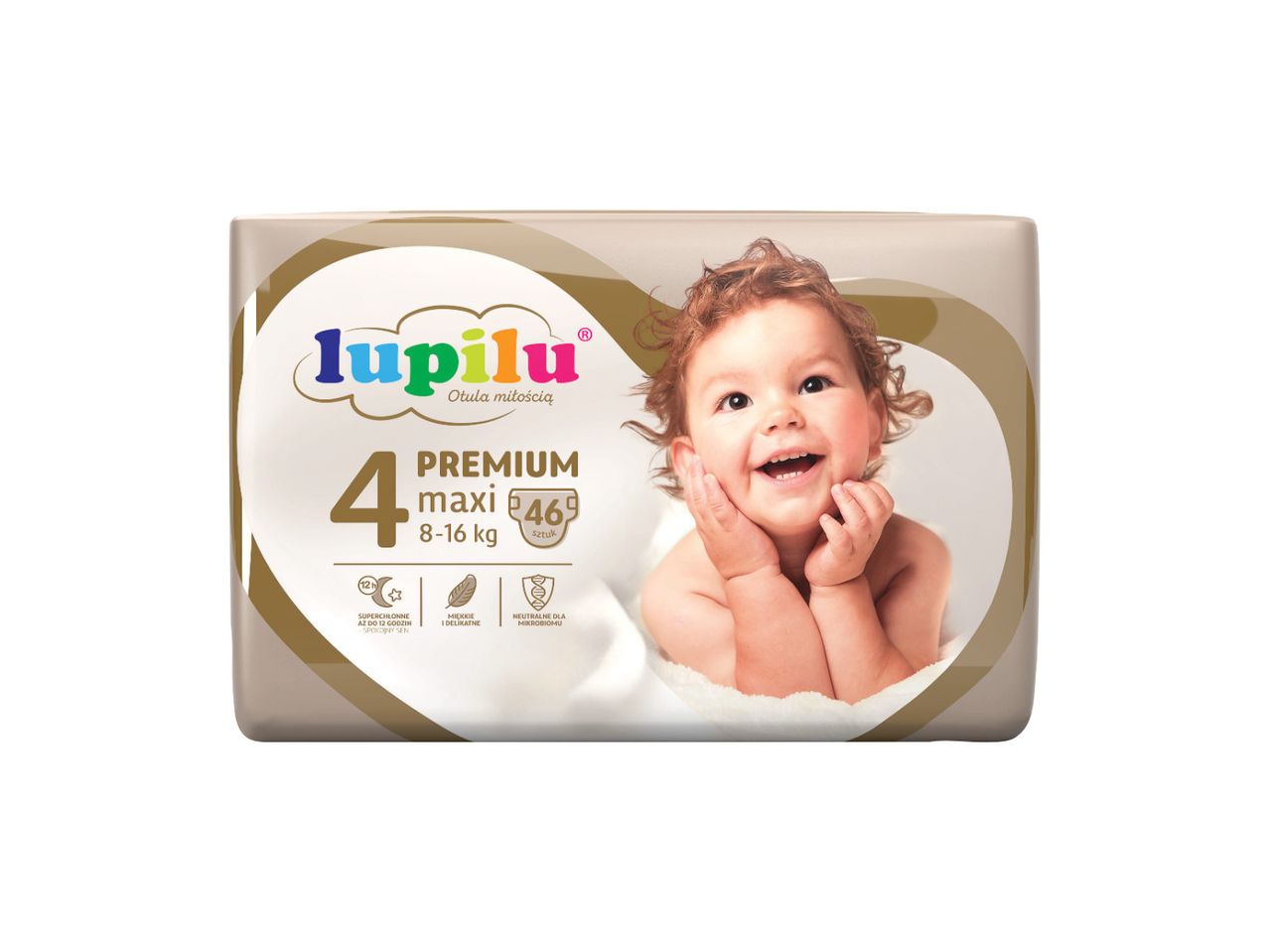 Lupilu Premium Maxi sauskelnės, dydis 4 (8-16 kg).