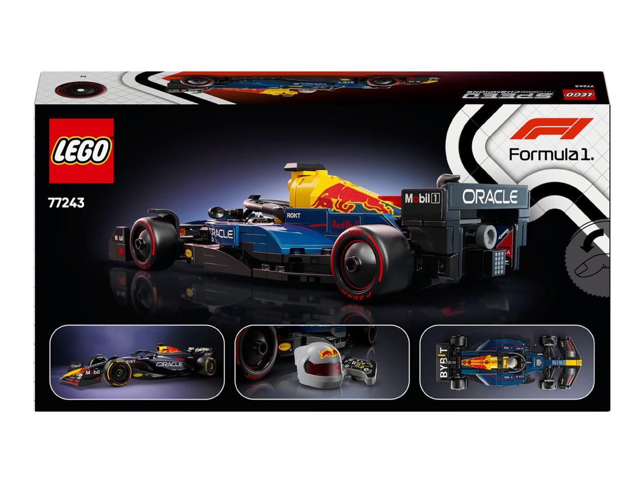 LEGO Formula 1 Red Bull Racing car model kit box.