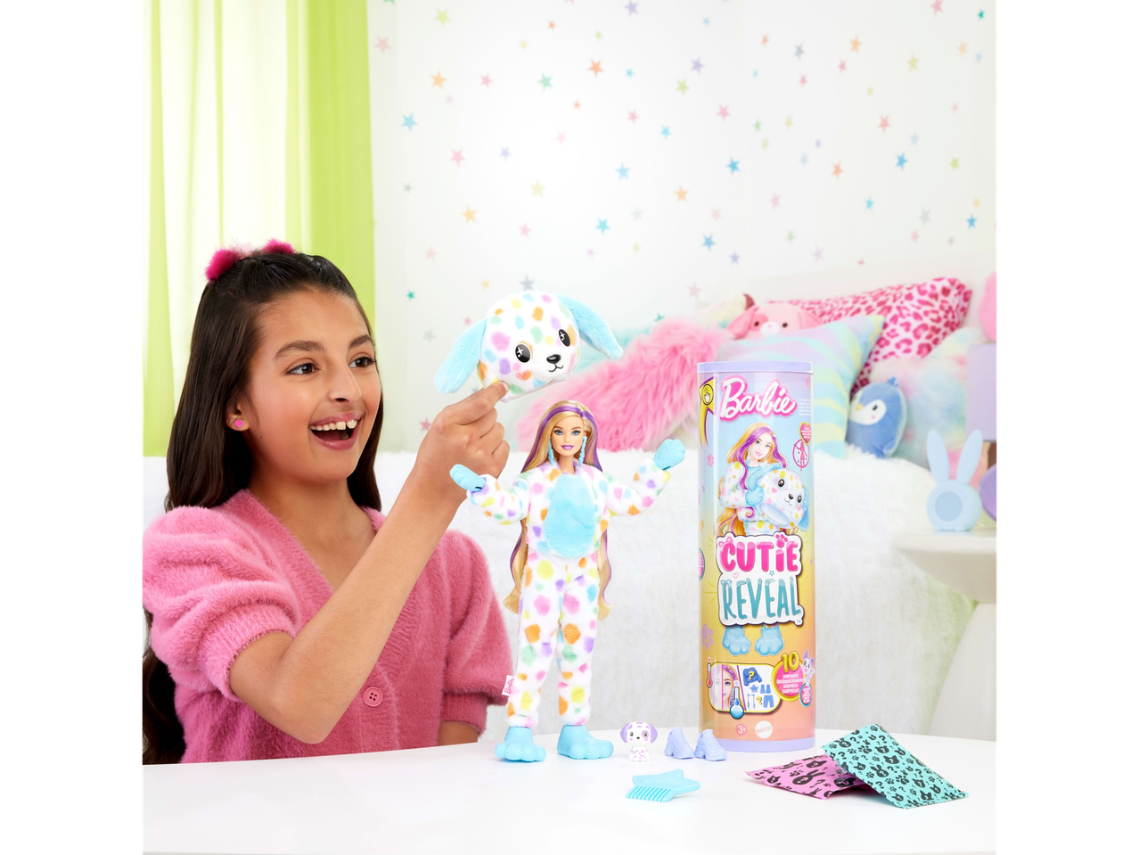 MATTEL® Lalka Barbie z serii Cutie Reveal Słodkie Stylizacje