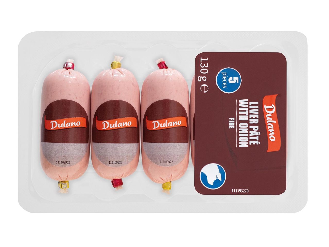 Három Dulano májkrém csomag hagymával.