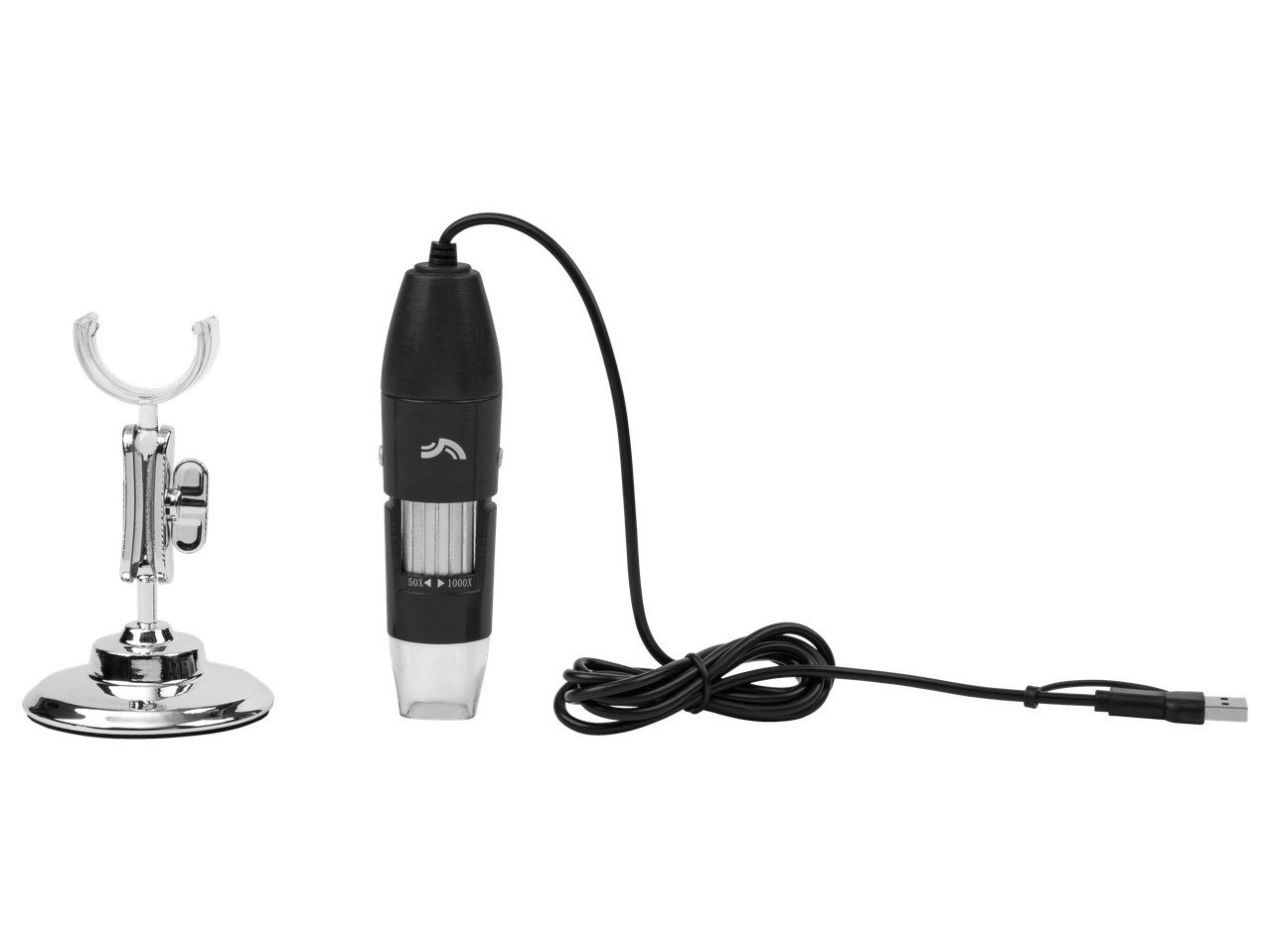 CRIVIT USB digitalni mikroskop sa stalkom i kabelom.