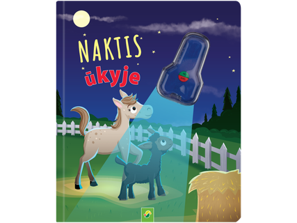 Paveikslėlių knygelė su UV žibintuvėliu