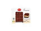 Milbona Tiramisu, 500g, com Nutri-score D e cacau Rainforest Alliance.
