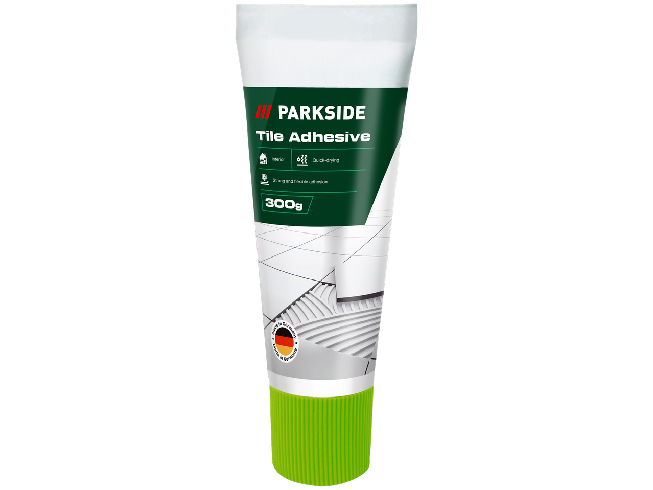 PARKSIDE flīžu līmes tūbiņa, 300g, iekšdarbiem, ātri žūstoša, ar spēcīgu un elastīgu saķeri.