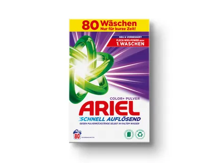 Ariel Colorwaschmittel Pulver 80 Wäschen