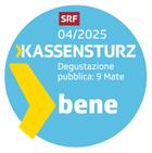 SRF KASSENSTURZ 04/2025, Degustazione pubblica: 9 Mate, bene