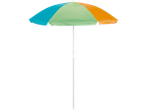 CRIVIT Parasol with blue, green, and orange panels