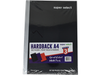 A multipack of three A4 hardback notebooks with 160 feint ruled and margin pages.