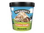 Παγωτό Ben & Jerry's Cookie Dough σε δοχείο.